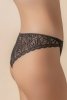 Selene MARA 3139 Majtki bikini z niskim stanem i przezroczystą koronką, negro-czarne